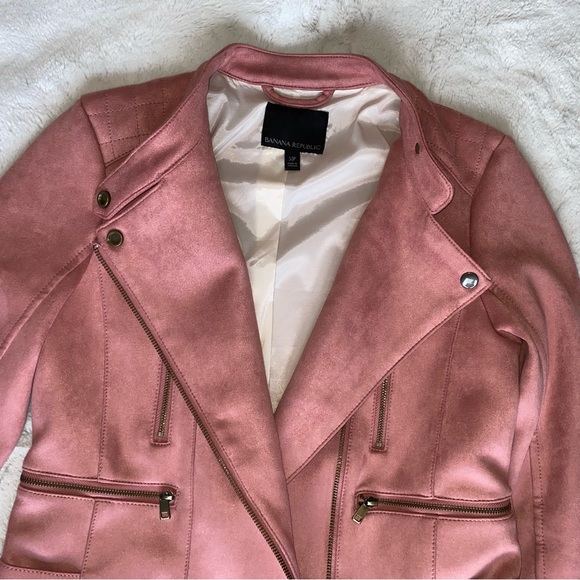 BR vegan suede moto jacket - Picture 4 of 6